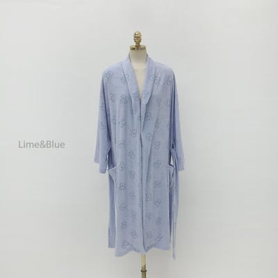 LIME&BLUE25｜(90-112cm MOM)  小熊親子綁帶睡袍4