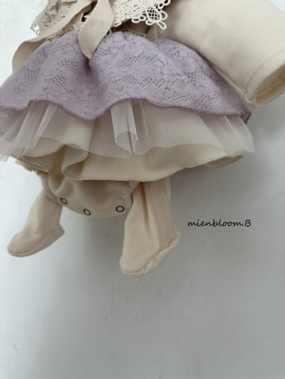 Bloom.b43｜(0m-24m/85cm-125cm) 蕾絲薄紗澎澎裙4