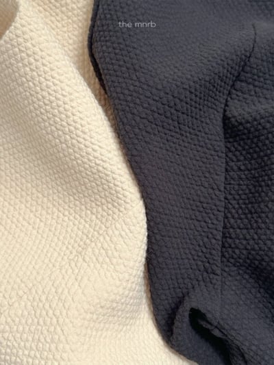 MiniRobe29｜(70-110) 壓紋吊帶連身褲2