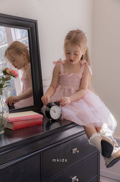 M-KIDS07｜(65-115cm) 浪漫綁帶洋裝19