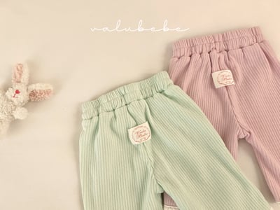 Valubebe 08｜(65-90cm) 蕾絲邊喇叭褲4