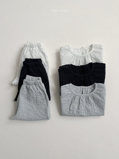 MiniRobe12｜(70-110) 抓皺波點縮口褲17