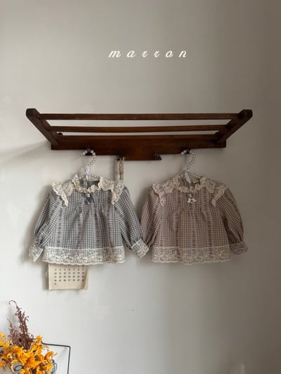 Marron14｜(1y-6y) 蕾絲花邊襯衫17