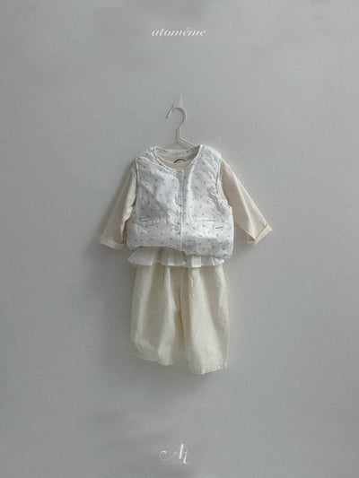 Atomeme40｜(70-110) 印花鋪棉背心5