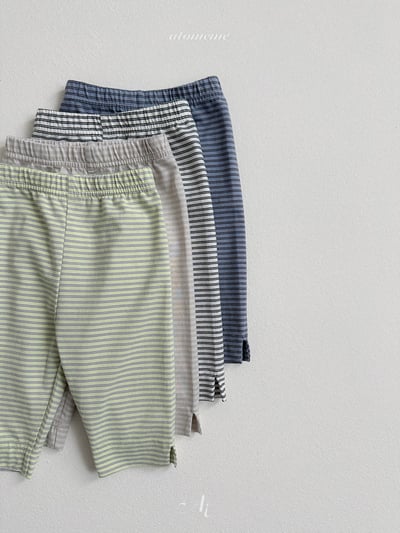 Atomeme07｜(70-110) 細肩條紋背心/七分緊身褲17