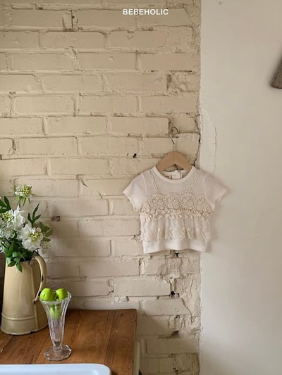 Bebe holic44｜(3m-18m) 背心蕾絲上衣10