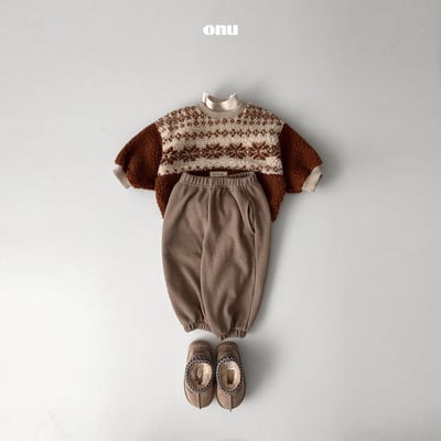 onu 29｜(70cm-115cm) 北歐印花刷毛上衣6