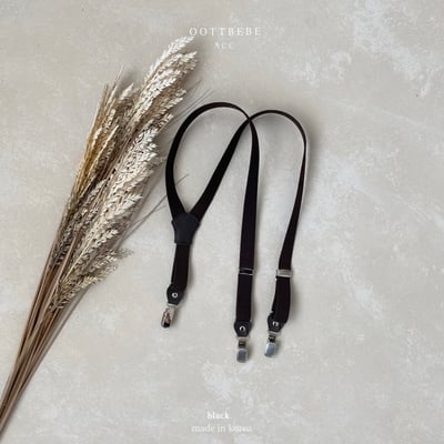 Oottbebe17｜(2y-13y )  英倫彈力背帶吊帶夾7