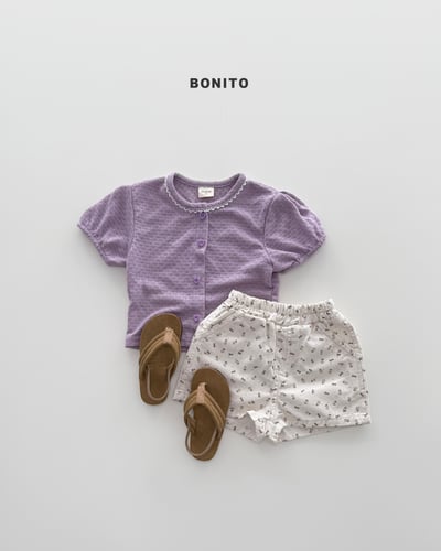 Bonito17｜(75cm-125cm) 3色愛心鈕釦開衫上衣17