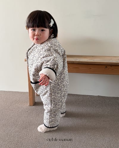 Cieldemaman03｜(6M~15M)  2色小碎花連身服12