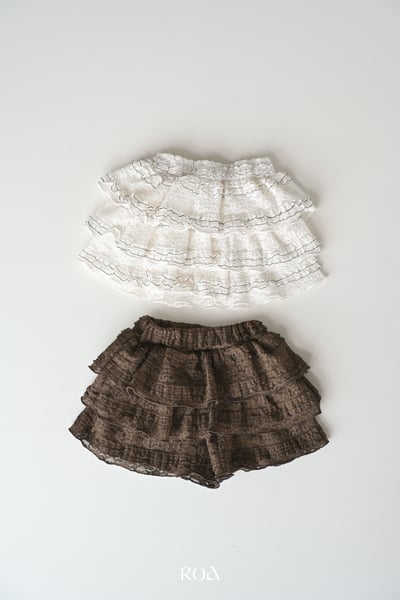 ROA28｜(6m-18m) 2色蕾絲層次蛋糕短褲3
