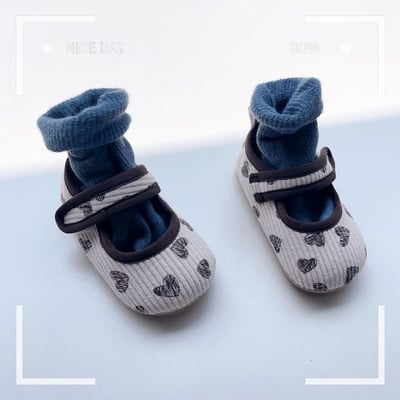 愛心毛絨線墊學步鞋10