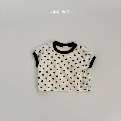lala land07｜(3m-18m) 2色波點愛心上衣20