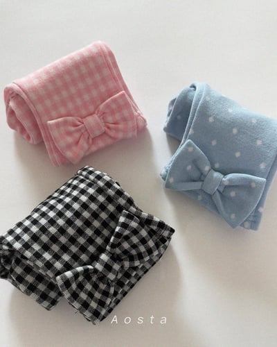 AOSTA25｜(6m-5y) 蝴蝶結小喇叭褲3