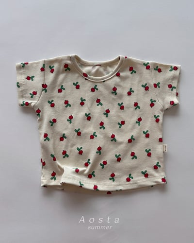 AOSTA43｜(6m-5y) 4款夏季羅紋短袖上衣5