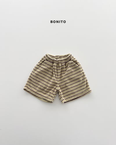 Bonito30｜(75cm-125cm) 2色休閒線條毛圈褲4