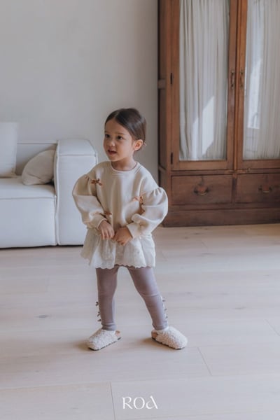 ROA05｜(80cm-120cm) 2色蝴蝶結蕾絲裙底上衣19