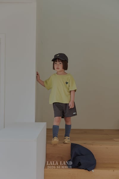 lala land58｜(75-120cm) 4色經典LOGO愛心上衣4