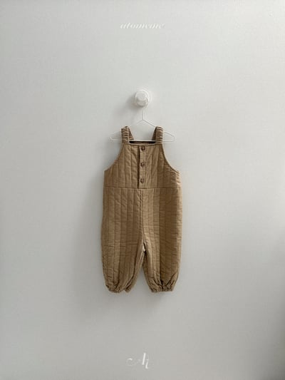 AT20｜(70-110) 菱格鋪棉吊帶燈籠褲3