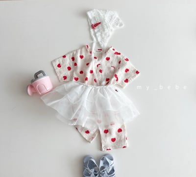 my_bebe16｜(58-72cm) 短袖連身包屁褲5