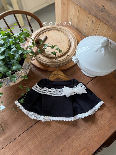 Marron18｜(1y-6y) 蝴蝶結蕾絲褲裙6