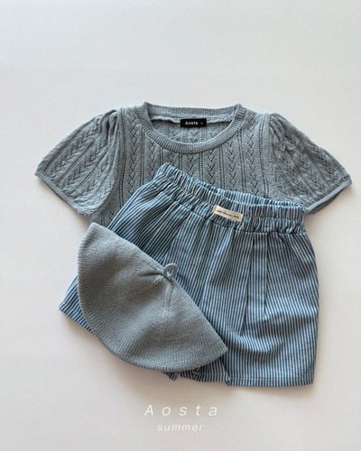 AOSTA32｜(1y-5y) 3款針織鏤空紋上衣9