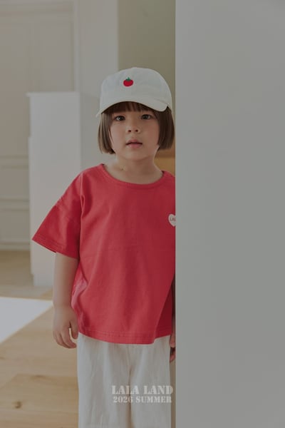 lala land58｜(75-120cm) 4色經典LOGO愛心上衣3