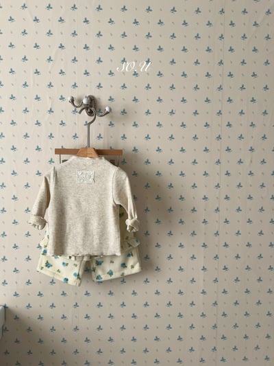 S0.U13｜(12m-M)  素色木耳邊上衣12