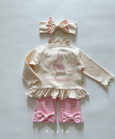 AOSTA25｜(6m-5y) 蝴蝶結小喇叭褲21