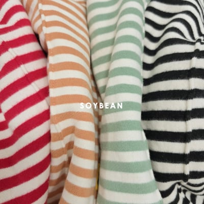 Soybean68｜(75cm-118cm) 條紋縮口褲2