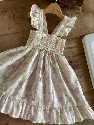 Anne Shirley02｜(1y-5y) 2色荷葉碎花洋裝2