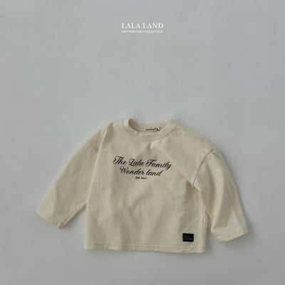 lala land68｜(75cm-120cm) 3色簡約英字上衣20