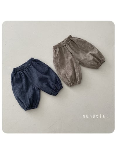 NUNU BIEL07｜(75-115cm) 簡約彈簧褲1