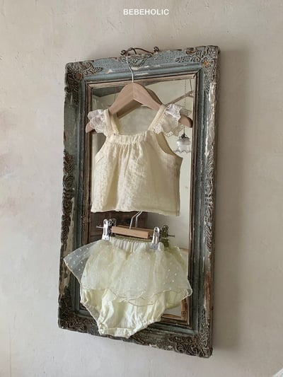 Bebe holic09｜(3m-18m) 爆米花蕾絲褲15