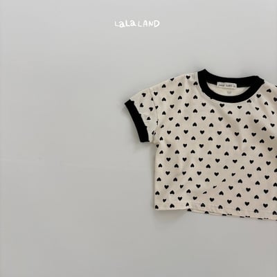 lala land73｜(75-120cm) 2色波點愛心上衣20