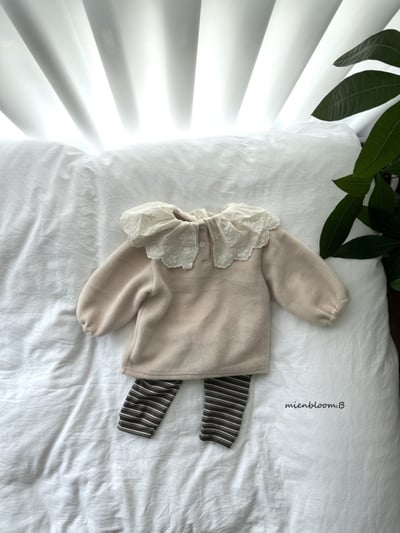 Bloom.b16｜(85cm-125cm) 蕾絲花瓣領上衣9