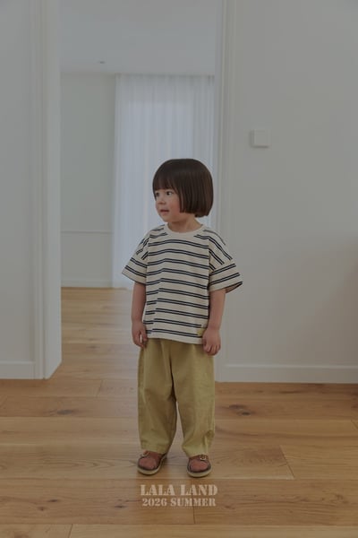 lala land65｜(75-120cm) 4色素面棉質長褲10