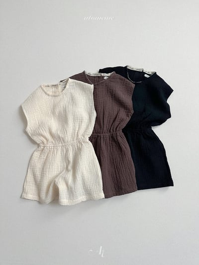 Atomeme23｜(70-110) 抓皺縮腰連身褲1