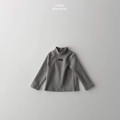 Lindo42｜(80cm-125cm) 高領波點小標上衣5