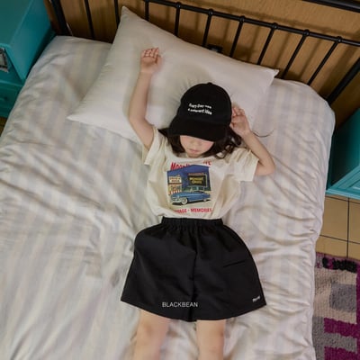 BEAN28｜(84-120cm) 口袋字母休閒褲6