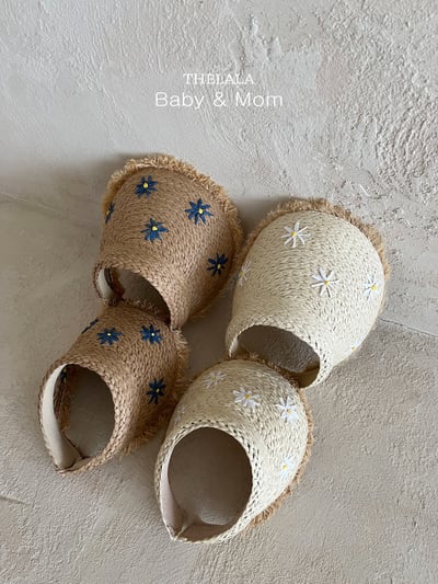 thelala04｜ (free/mom) 夏季雛菊遮陽帽1