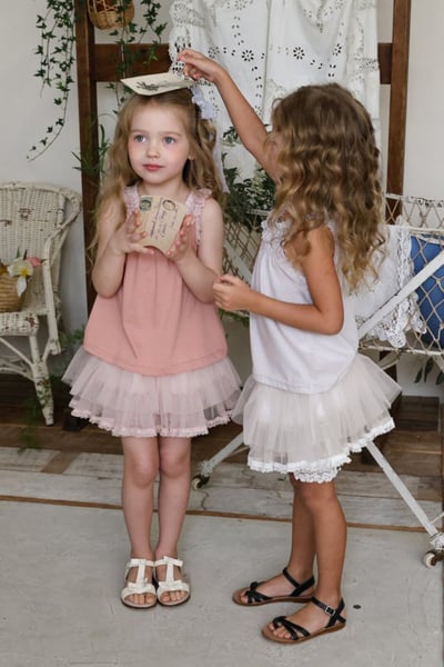 FLO26｜(75-140) 蕾絲胸皺背心12