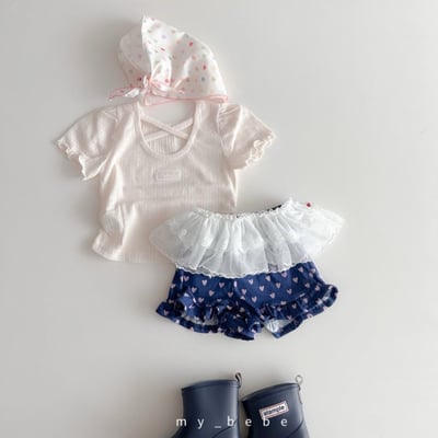 my_bebe25｜(80-120cm) 薄紗雙層裙3