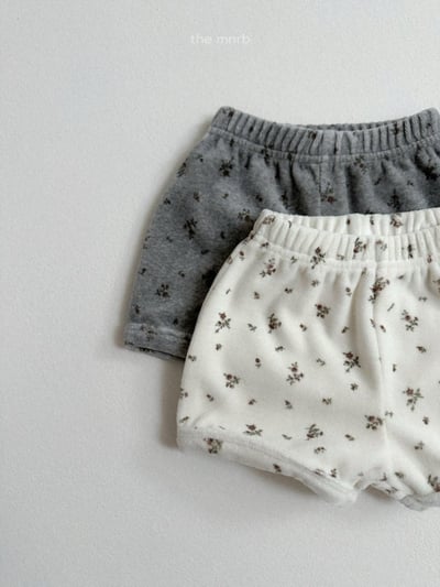 MiniRobe14｜(70-110) 碎花毛圈短褲3