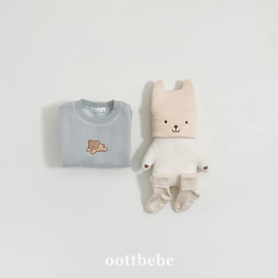 Oottbebe57｜(0m-12m)  酷酷熊連身包屁衣8