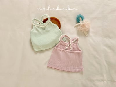 Valubebe 07｜(65-90cm) 蕾絲細肩背心4