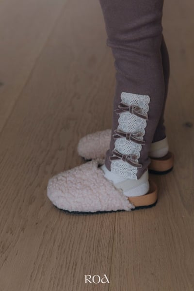 ROA21｜(80cm-120cm) 2色蝴蝶結內搭棉褲5