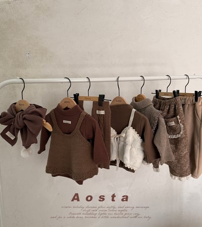 AOSTA27｜(6m-5y) 冬季企鵝印花連帽休閒上衣9