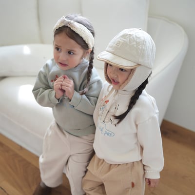 neneru13｜(70cm-125cm) 3色小狗插畫休閒上衣12