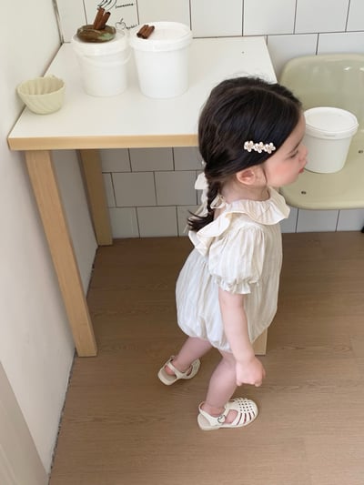 JE31｜(66-120cm) 荷葉領條紋包屁衣/洋裝21